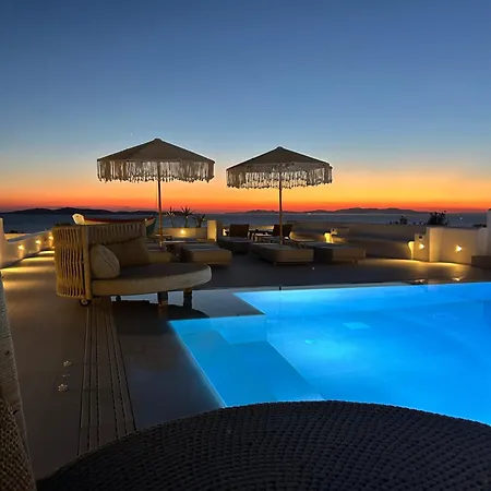Paolas Sunset Lägenhetshotell Agios Stefanos (Mykonos)